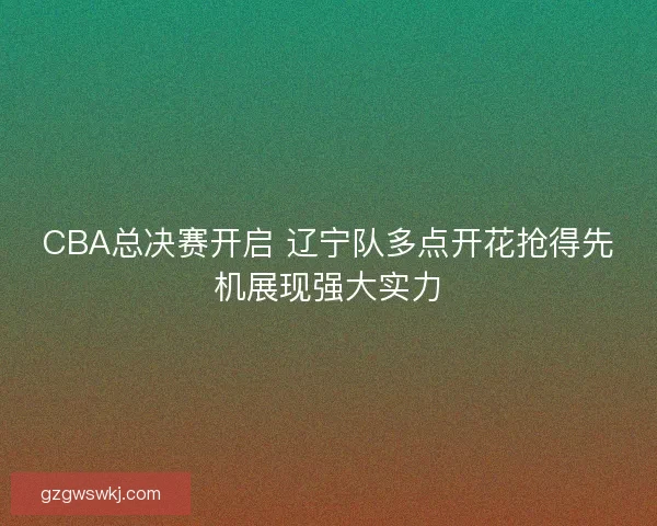 CBA总决赛开启 辽宁队多点开花抢得先机展现强大实力